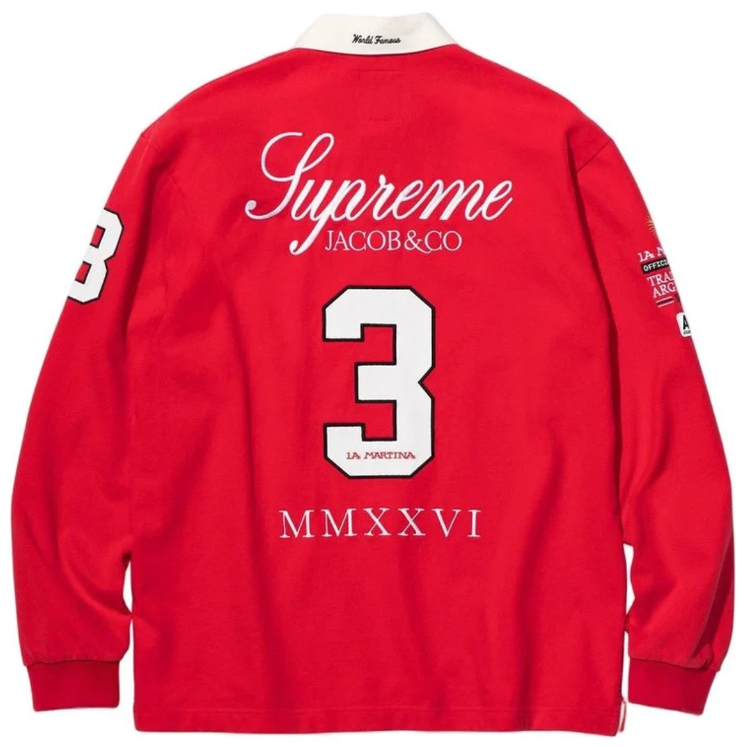 Supreme La Martina Rugby LS Red
