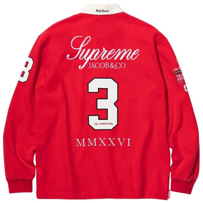 Supreme La Martina Rugby LS Red
