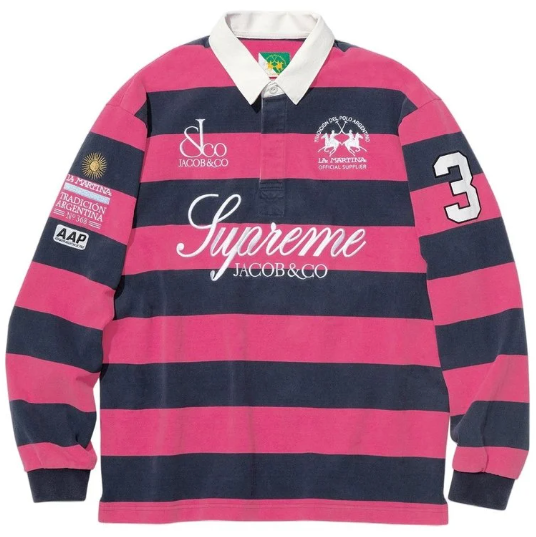Supreme La Martina Rugby LS Pink