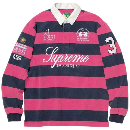 Supreme La Martina Rugby LS Pink