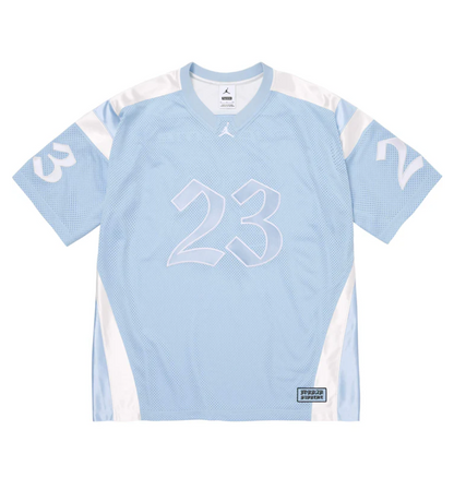 Supreme x Jordan Warm Up Jersey Blue