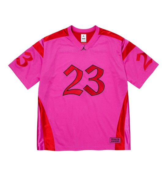 Supreme x Jordan Warm Up Jersey Pink