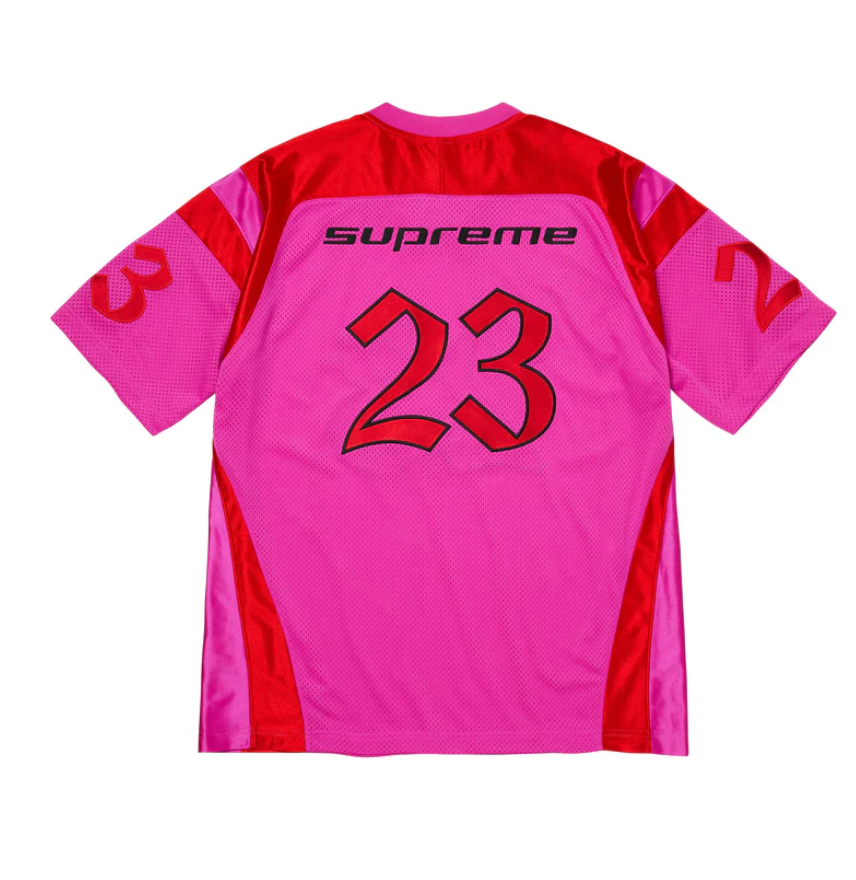 Supreme x Jordan Warm Up Jersey Pink