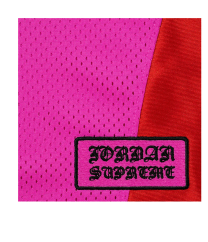 Supreme x Jordan Warm Up Jersey Pink