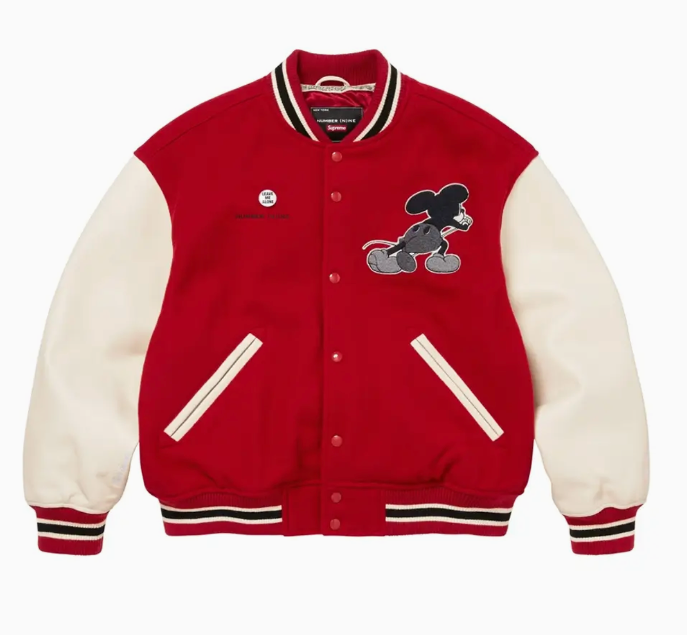 Supreme Number (N)ine Mickey Varsity Jacket