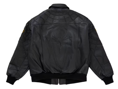 Supreme Vanson Leathers Spider-Man Jacket Black