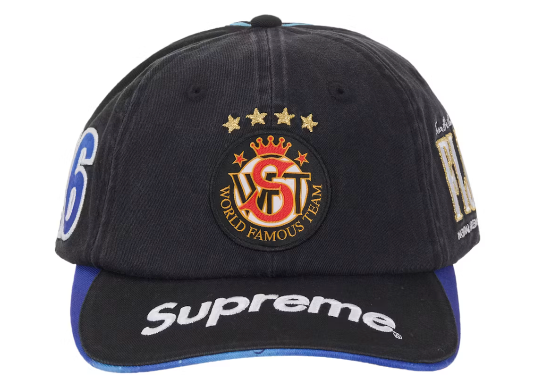 Supreme Fiji 6-Panel Black