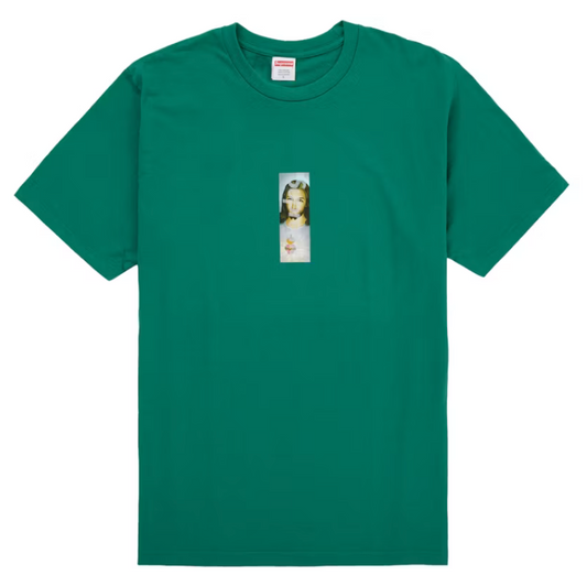 Supreme Prayer Card Box Logo Tee Light Pine