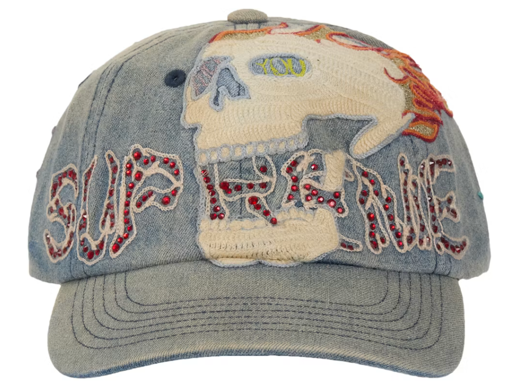 Supreme WFST 6-Panel Blue Denim