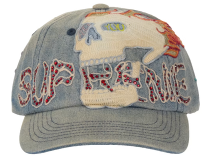 Supreme WFST 6-Panel Blue Denim