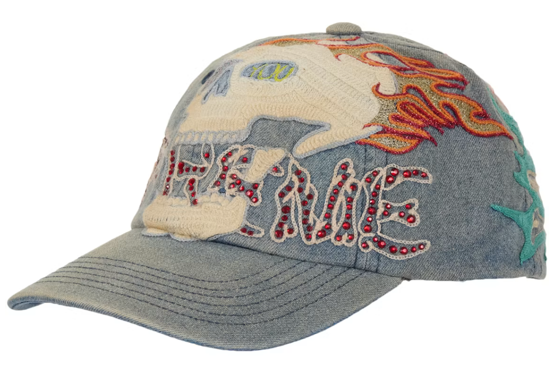 Supreme WFST 6-Panel Blue Denim
