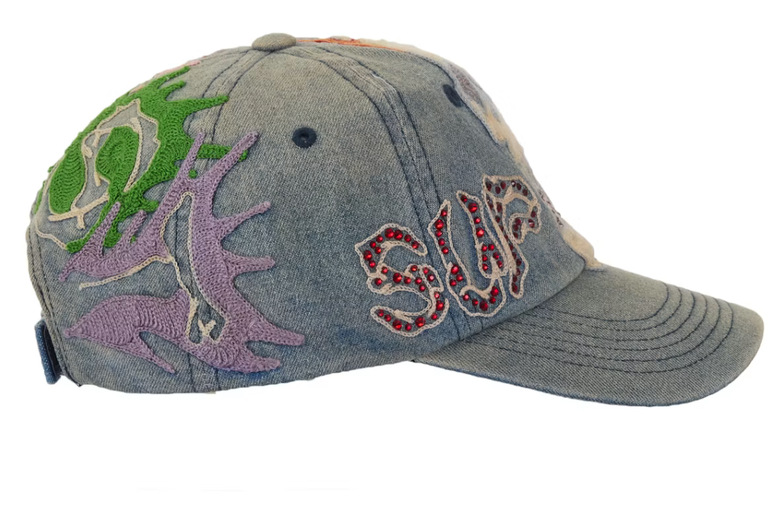 Supreme WFST 6-Panel Blue Denim