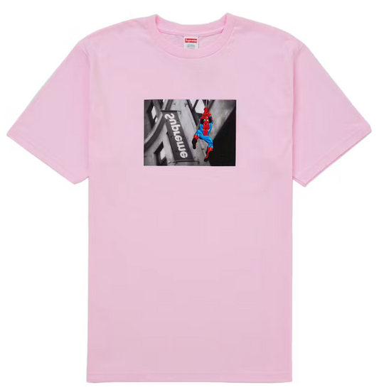 Supreme Supreme Spider-Man Tee Light Pink