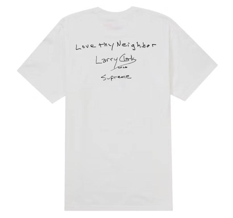 Supreme Larry Clark Neighbor Tee White