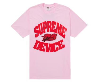 Supreme x GOODENOUGH Device Tee Pink