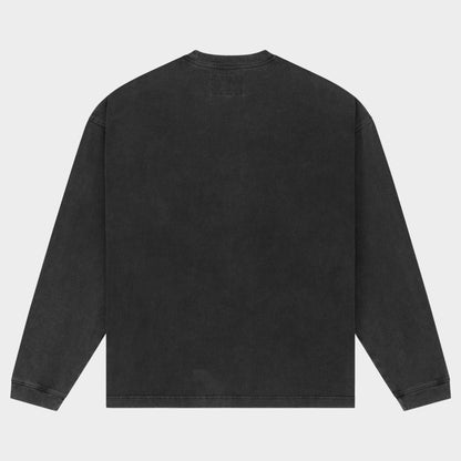 Godspeed Slugger LS T-shirt NG – Koszulka z Długim Rękawem Sprana Czerń