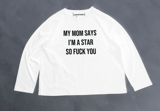 Lerias Dom Mommy Longsleeve White