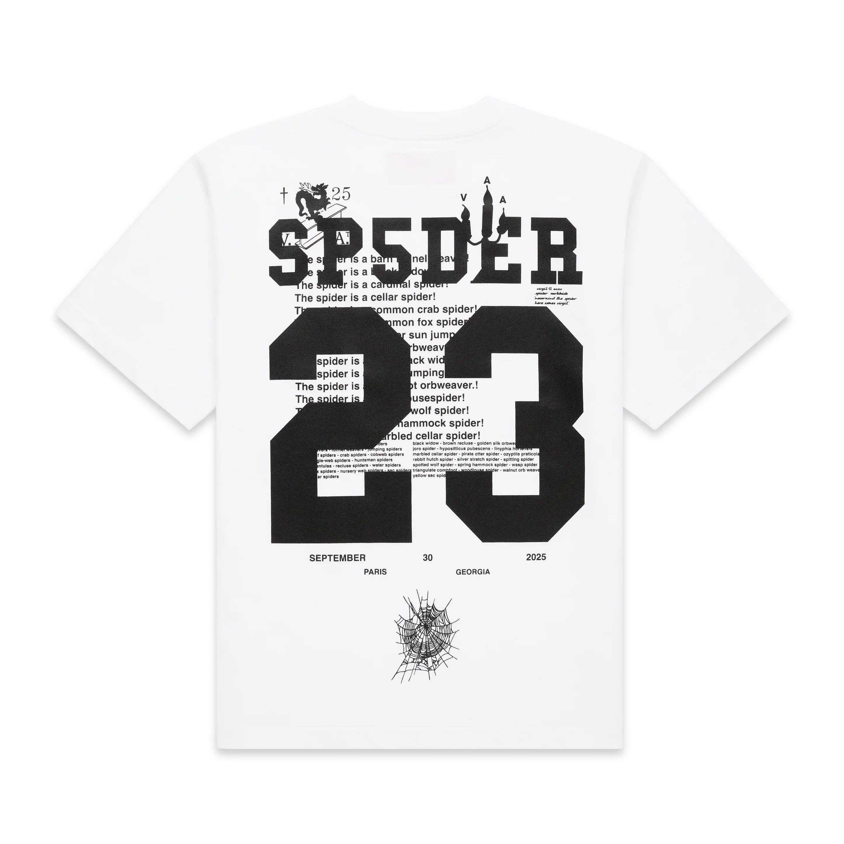 Sp5der Pyrex Tee White For Virgil Abloh Archive – HIGHKIOSK