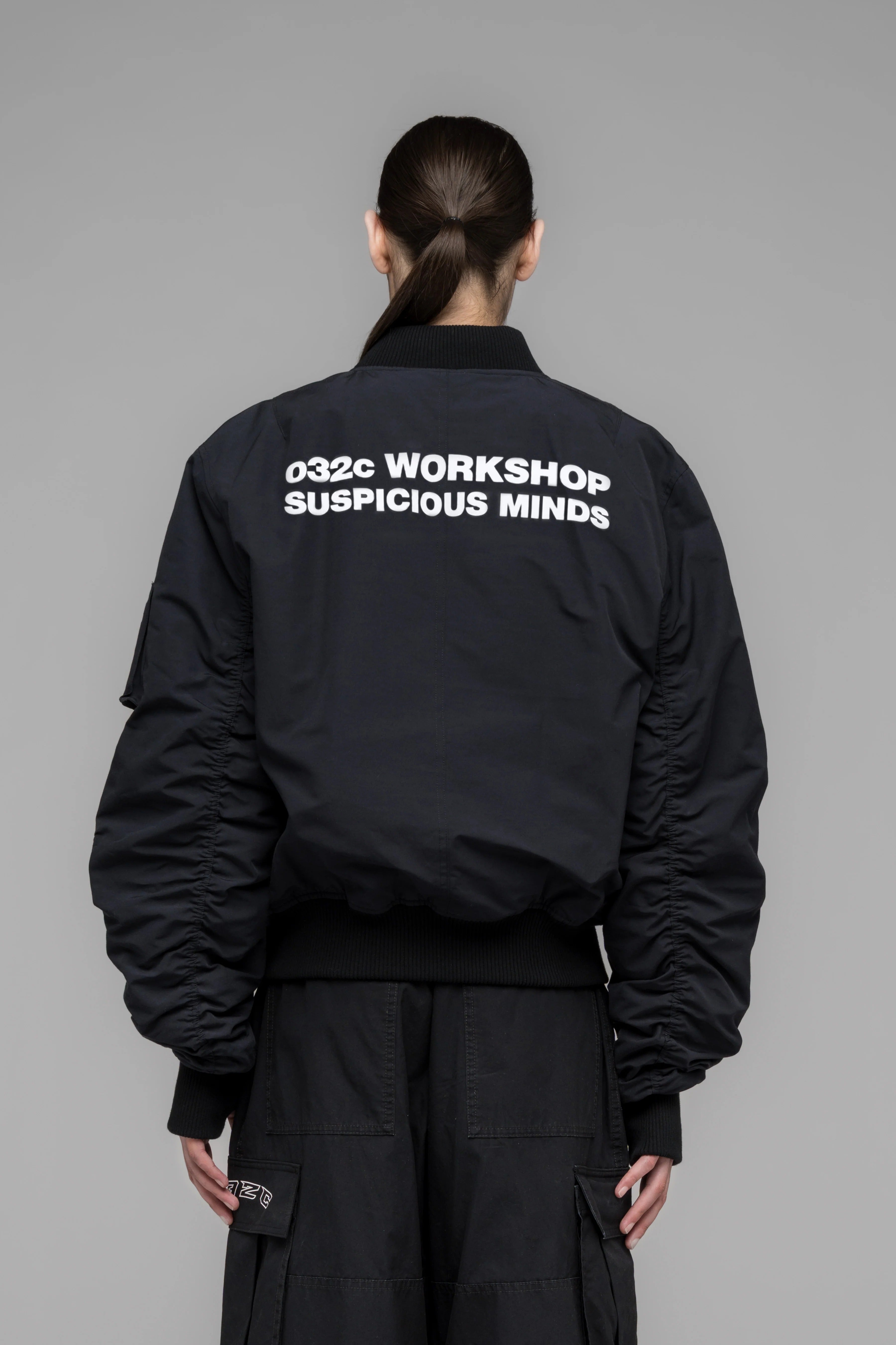 032c ワークジャケット BLACK M 032C 032C CLASSIC BOMBER JACKET – 082plus
