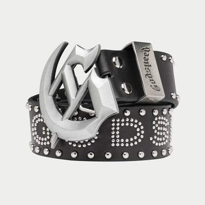 Godspeed Forged GS Studded Belt Black