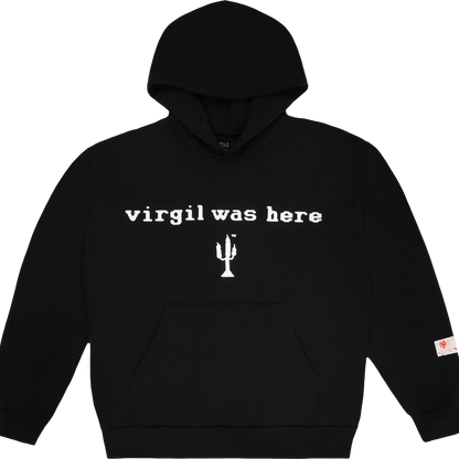 CPFM Virgil Was Here Hoodie Black For Virgil Abloh Archive