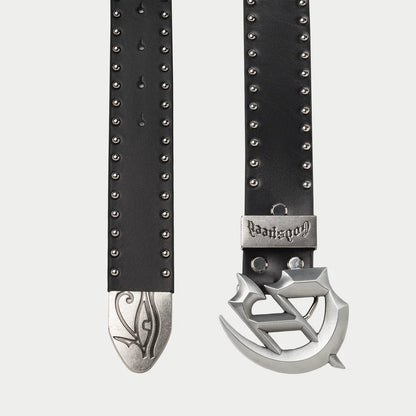 Godspeed Forged GS Studded Belt Black
