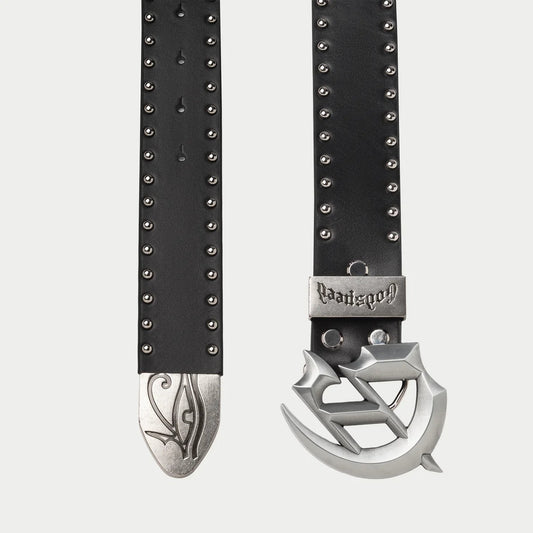 Godspeed Forged GS Studded Belt Black
