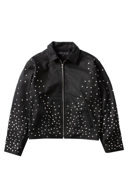 Who Decides War Studded Star Trucker Jacket Coal