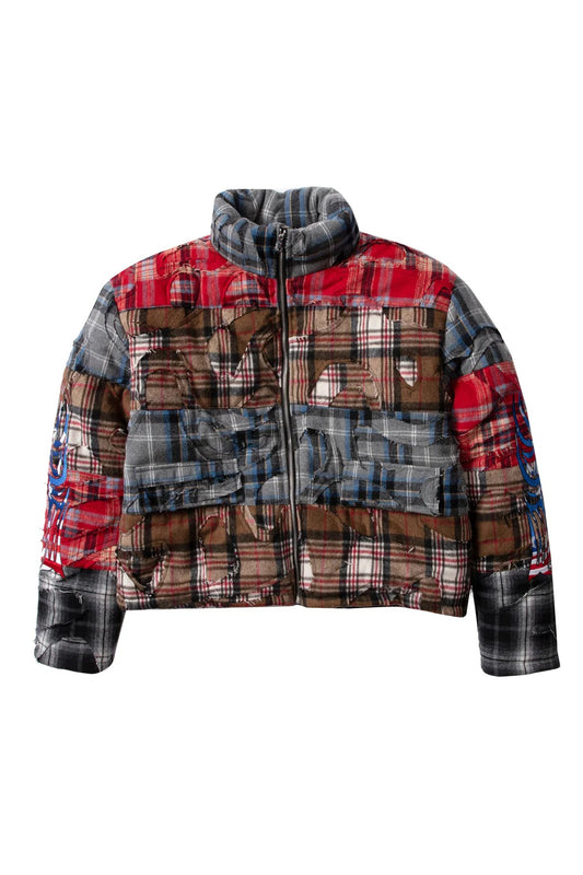 Who Decides War Ruin Flannel Parka Multi