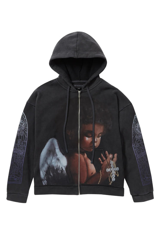 Who Decides War Sacred Being Zip Up Coal