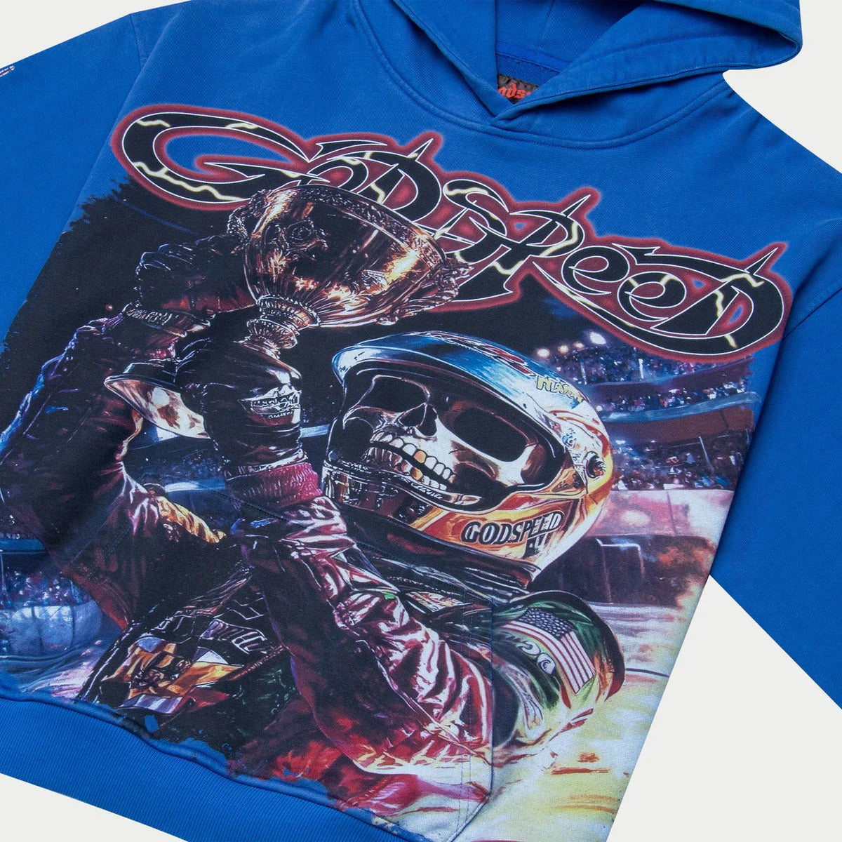 Godspeed Podium Dreams Hoodie Blue Washed