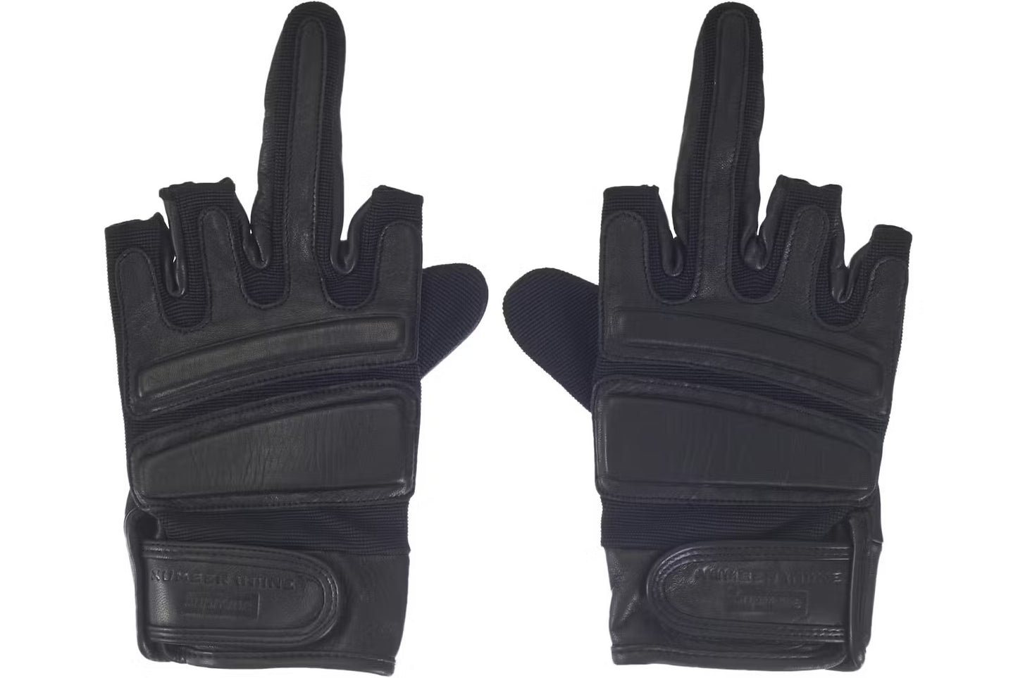 Supreme Number (N)ine Leather Gloves Black
