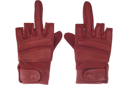 Supreme Number (N)ine Leather Gloves Red