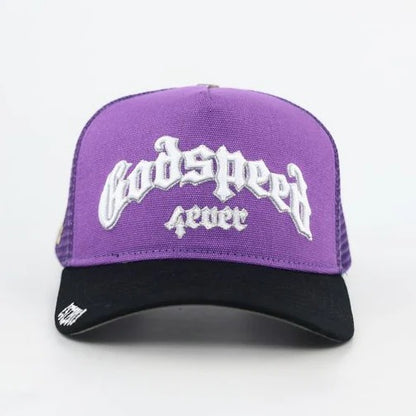 Godspeed GS Forever Trucker Hat  Purple Black