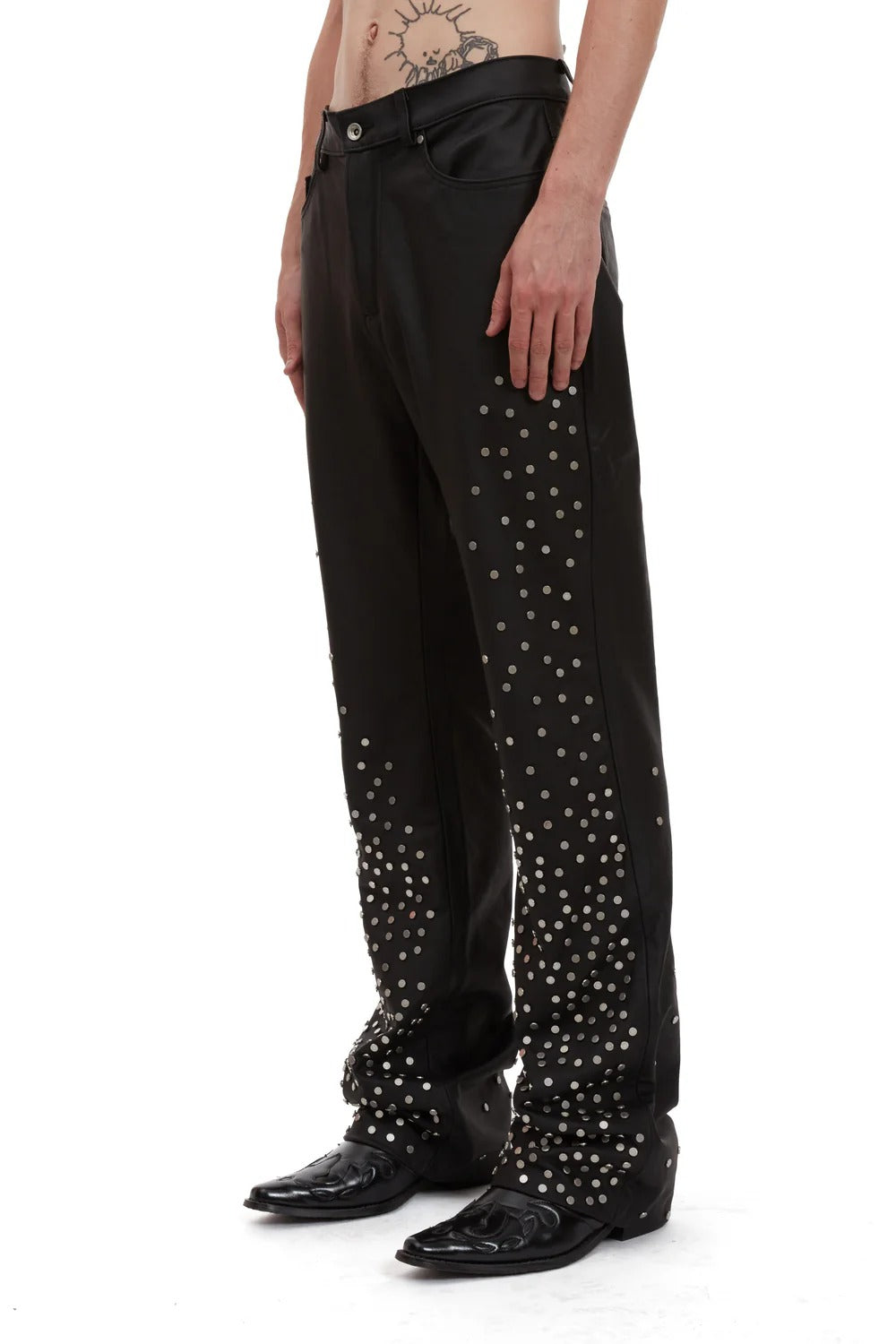 Who Decides War Studded Star Trousers Coal