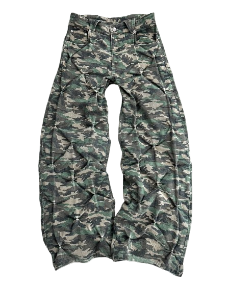 Bad Son 'Core' Denim Pants Dusty Camo