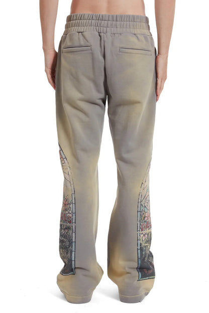 Who Decides War Faded Sweatpant Vintage Gray