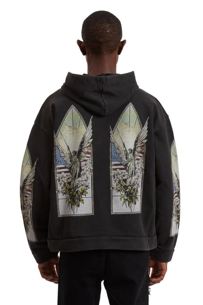 Who Decides War Demo Hooded Pullover Coal