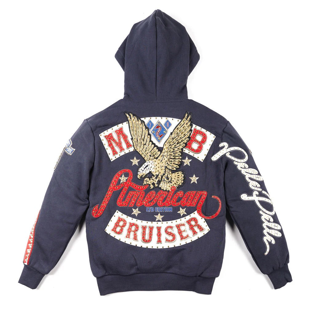 Pelle Pelle American Bruiser Hoodie Navy