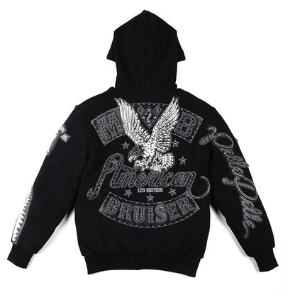 Pelle Pelle American Bruiser Hoodie Black