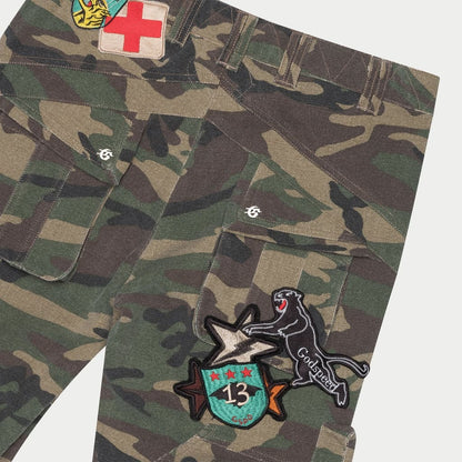 Godspeed Patchwork Flared Cargo Pants