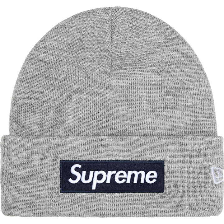 Supreme Box Logo Beanie Heather Grey FW25