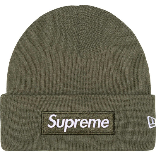 Supreme Box Logo Beanie Olive FW25