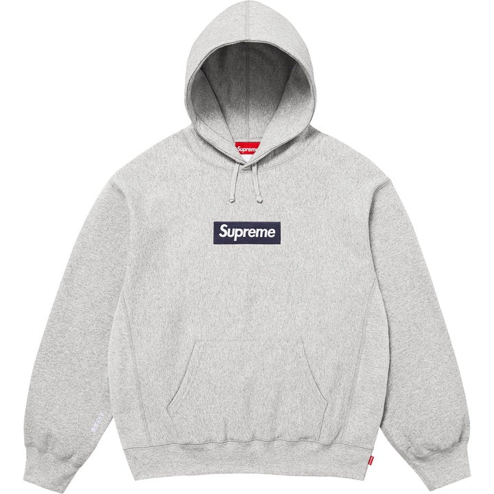 Supreme Box Logo Hoodie Heather Grey FW25