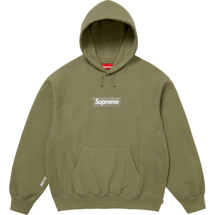 Supreme Box Logo Hoodie Olive FW25