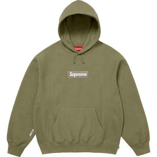 Supreme Box Logo Hoodie Olive FW25