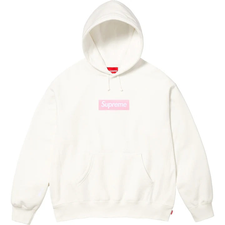 Supreme Box Logo Hoodie White FW25