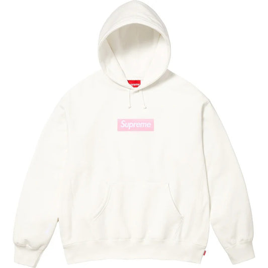 Supreme Box Logo Hoodie White FW25