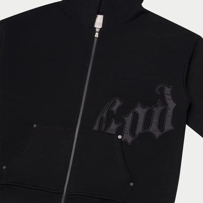 Godspeed OG Logo Sweatsuit V2 Black Satin Black