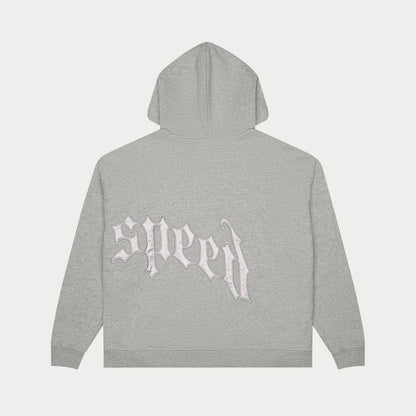 Godspeed OG Logo Sweatsuit V2 Grey Silver Satin